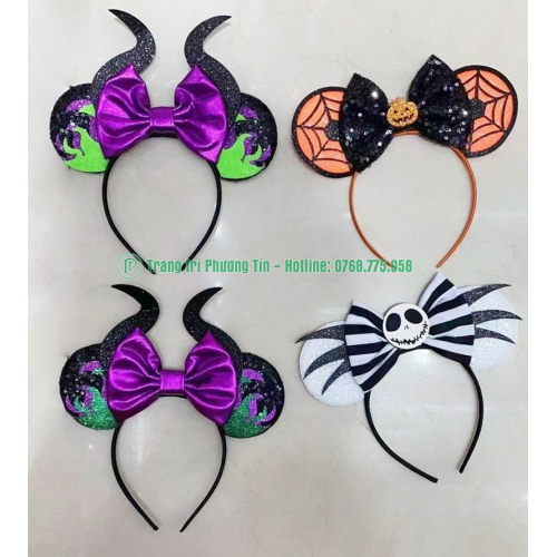 Cài tóc sừng và nhền nhện