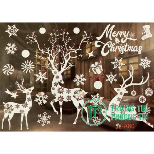 Đàn tuần lộc và hoa tuyết