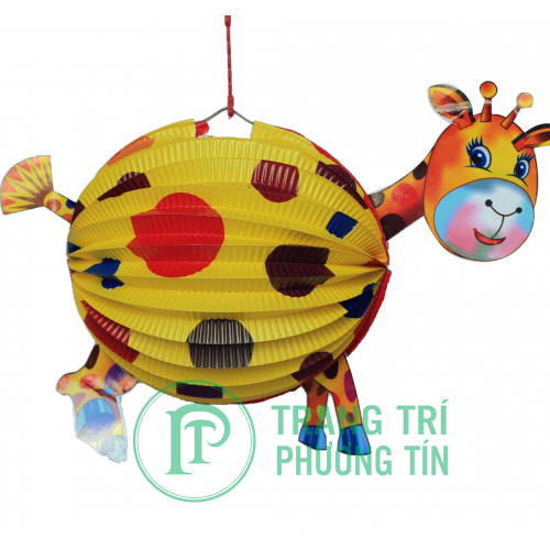 Lồng đèn giấy xếp con hươu