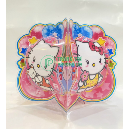 Lồng đèn nhựa kiếng Hello Kitty