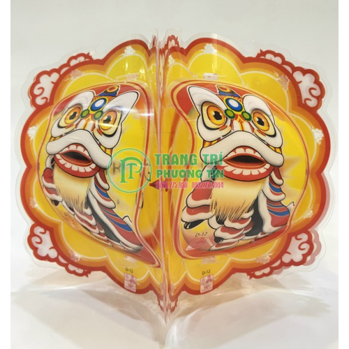 Lồng đèn nhựa kiếng múa lân