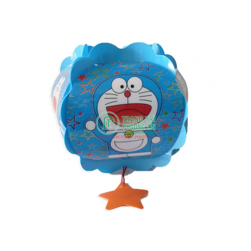 Lồng đèn trung thu nhựa tròn Đô rê mon