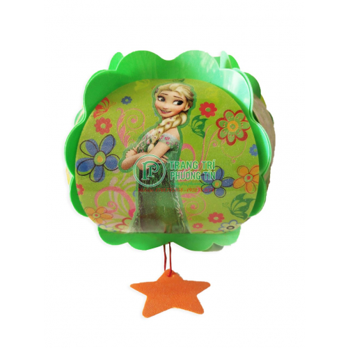 Lồng đèn trung thu nhựa tròn công chúa