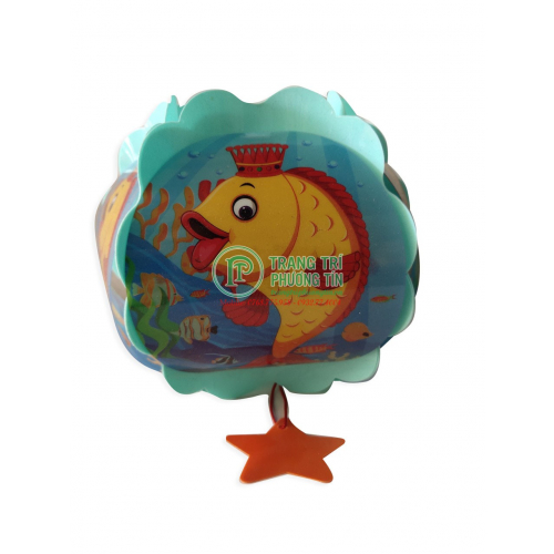Lồng đèn trung thu nhựa tròn Cá vàng