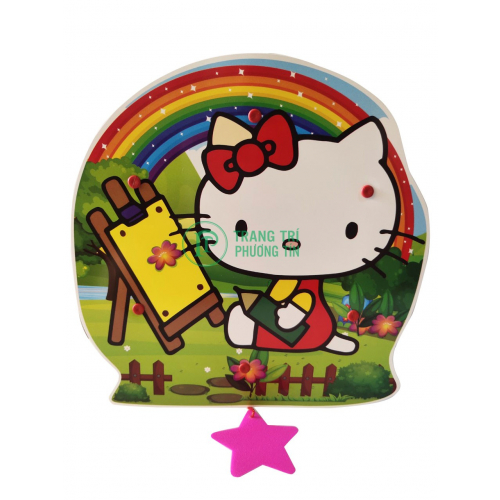 Lồng đèn trung thu bằng nhựa mèo kitty