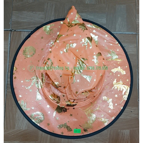 Nón phù thủy cam