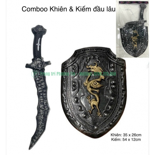 Combo khiên và kiếm đầu lâu