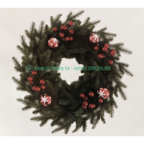 Vòng hoa trang trí Giáng Sinh