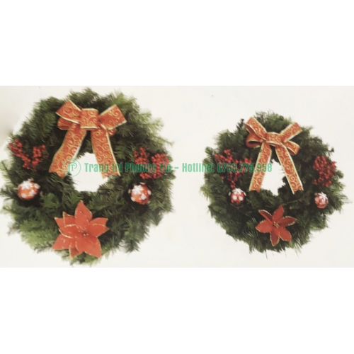 Vòng hoa trang trí Giáng Sinh