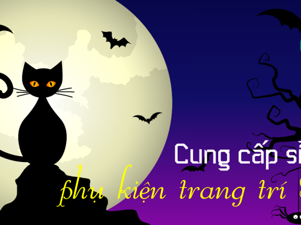 Cung cấp sỉ phụ kiện trang trí Halloween toàn quốc