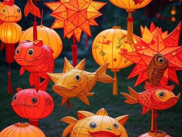 Các loại đèn Trung Thu được nhiều trẻ em yêu thích