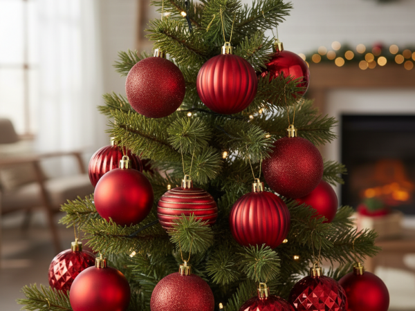 Các ý tưởng trang trí hạt châu làm đẹp cây thông Noel