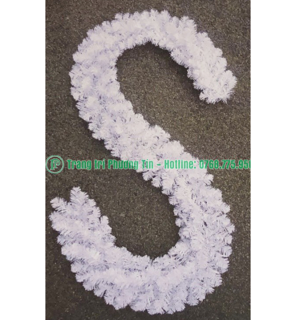 Dây trang trí màu trắng