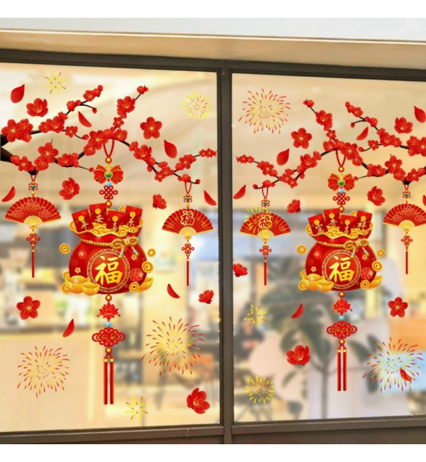 Decan dán tường năm mới