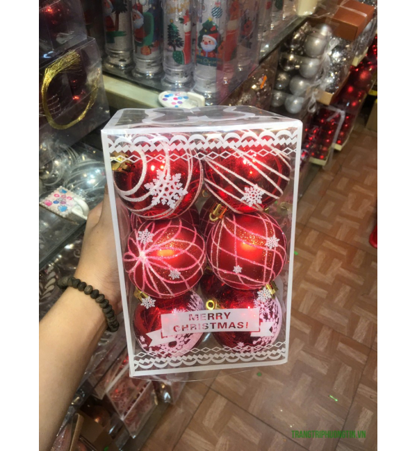 Set quả châu lớn đỏ