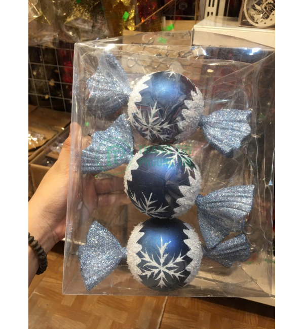 Quả châu giáng sinh xanh dương