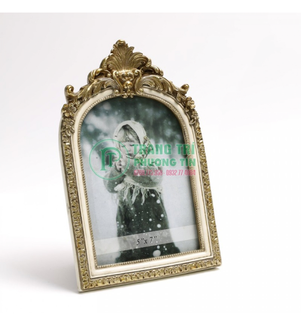 Khung hoa văn cổ điển bo tròn