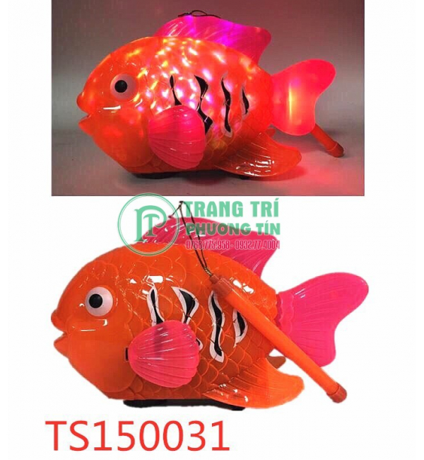 Lồng đèn pin phát nhạc chuyển động cá bơi
