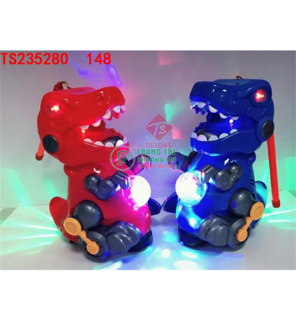 Lồng đèn pin phát nhạc chuyển động khủng long bạo chúa