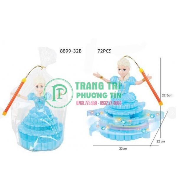 Lồng đèn pin phát nhạc chuyển động công chúa