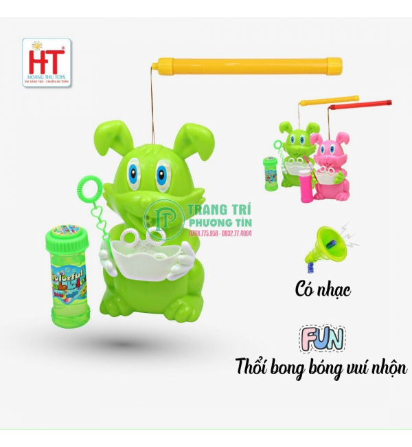 Lồng đèn pin nhạc thỏ xanh