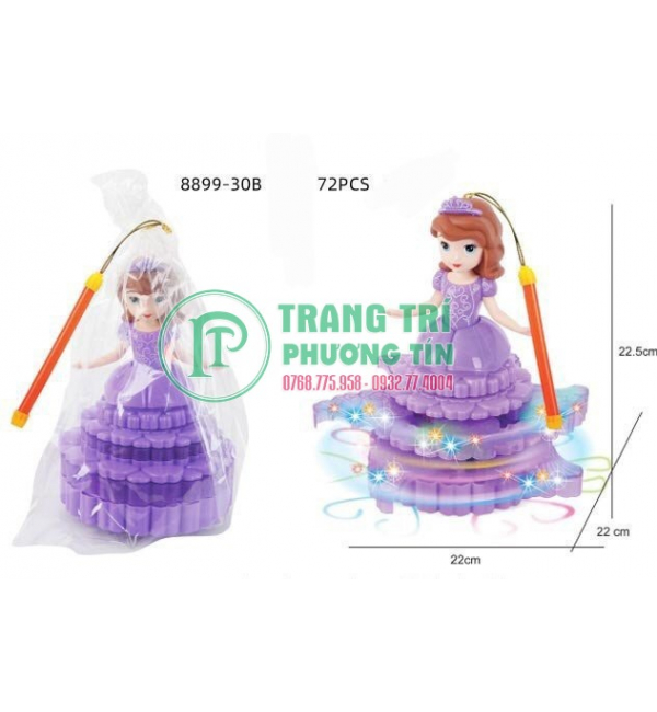 Lồng đèn pin nhạc chuyển động công chúa
