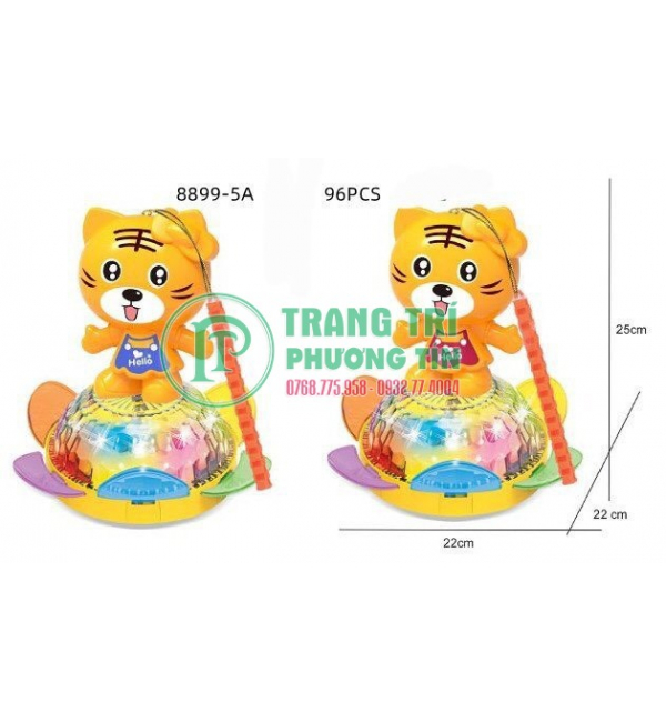 Lồng đèn pin nhạc chuyển động lão hổ