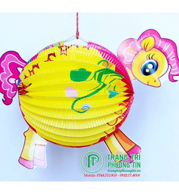 Lồng đèn giấy xếp Pony
