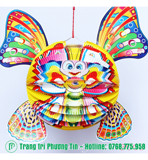 Lồng đèn trung thu giấy xếp hình bướm