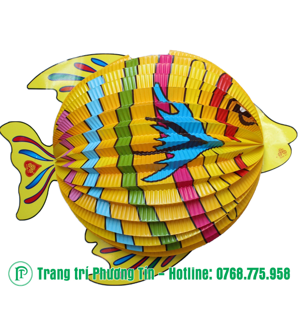 Lồng đèn trung thu giấy xếp cá chép