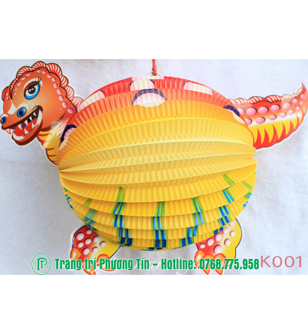 Lồng đèn giấy xếp khủng long