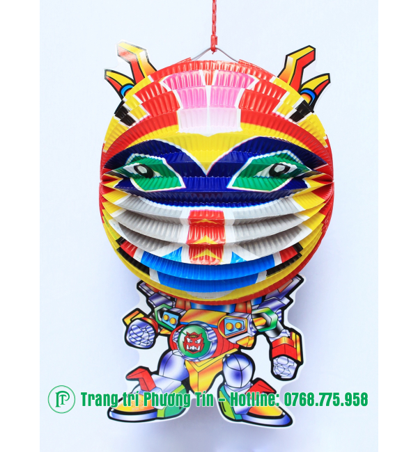 Lồng đèn trung thu giấy xếp Siêu nhân