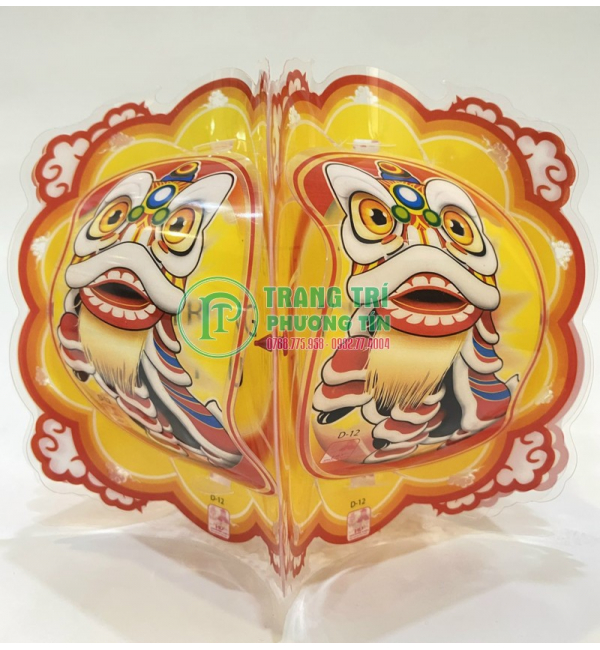 Lồng đèn nhựa kiếng múa lân