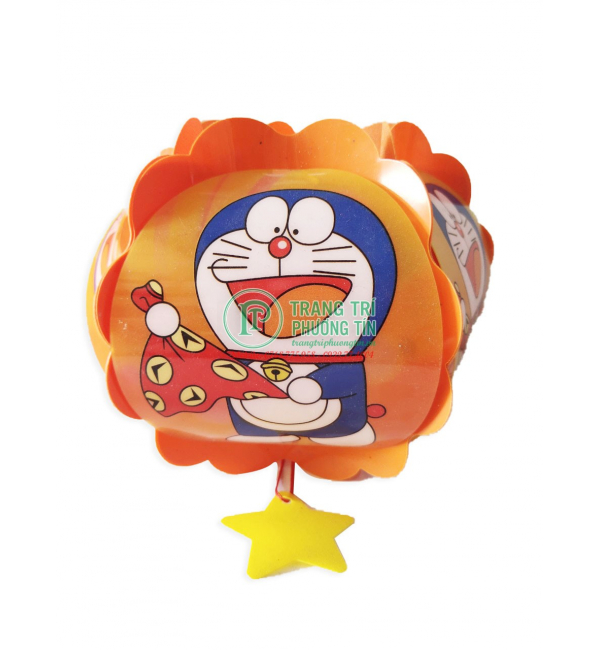 Lồng đèn trung thu nhựa tròn Đô rê mon