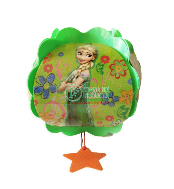 Lồng đèn trung thu nhựa tròn công chúa