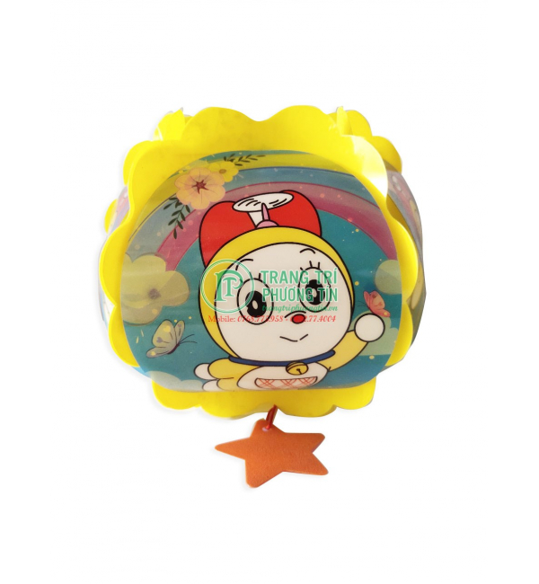 Lồng đèn trung thu nhựa tròn Đôrêmi