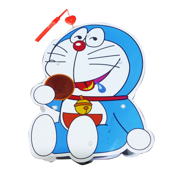 Lồng đèn chạy pin phát nhạc đèn Đô rê mon