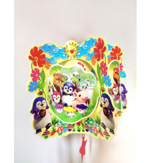 Lồng đèn hoạt hình chim thú