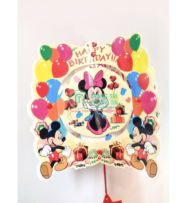 Lồng đèn hoạt hình chuột Mickey