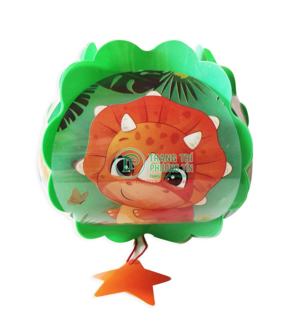 Lồng đèn trung thu nhựa tròn tê giác