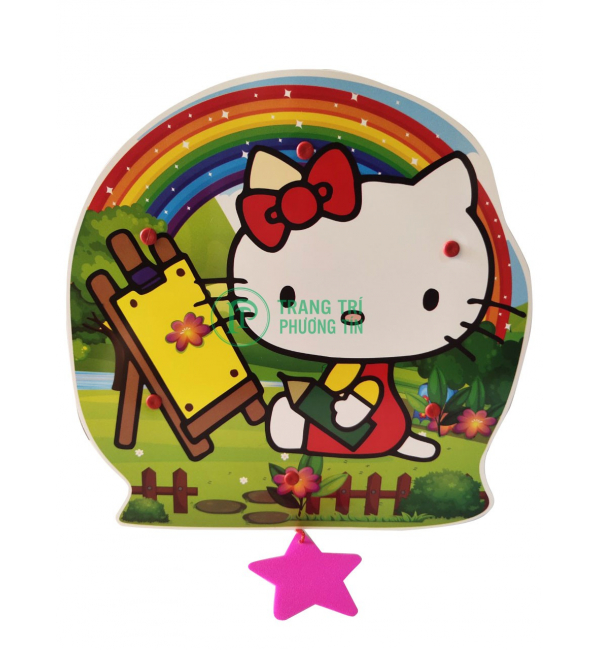 Lồng đèn trung thu bằng nhựa mèo kitty