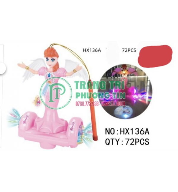 Lồng đèn pin nhạc chuyển động công chúa nhỏ
