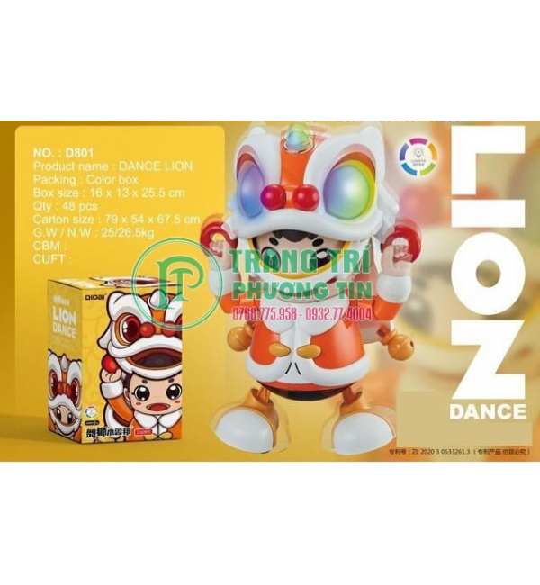 Lồng đèn pin nhạc chuyển động Lion