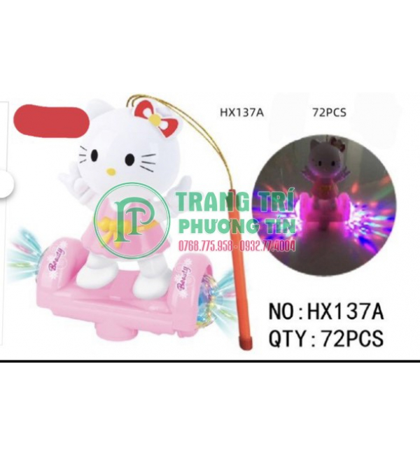 Lồng đèn pin nhạc chuyển động cute Kitty