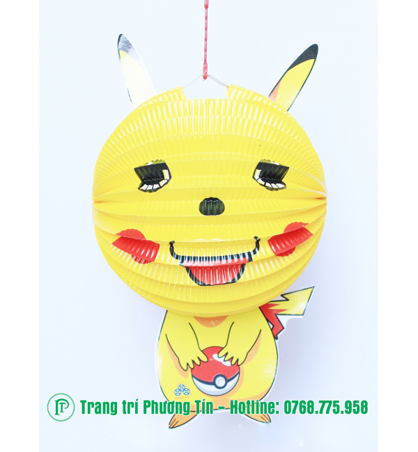 Lồng đèn giấy xếp Pikachu