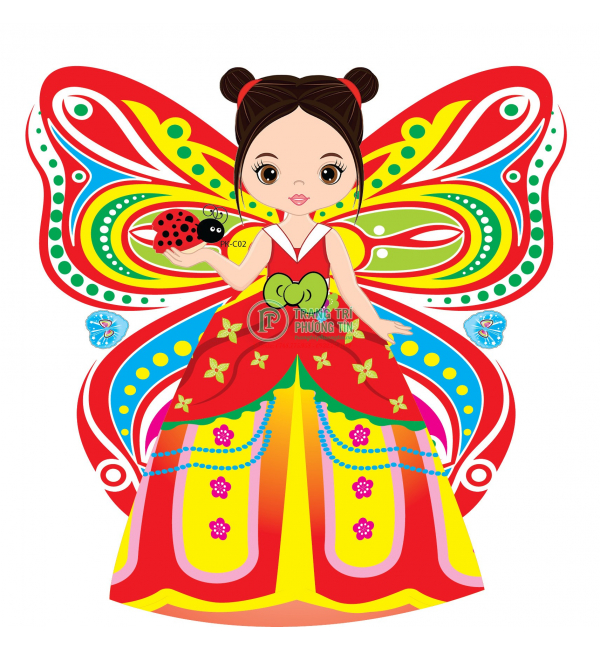 Lồng đèn trung thu nàng bướm