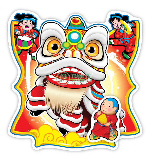 Lồng đèn trung thu múa lân