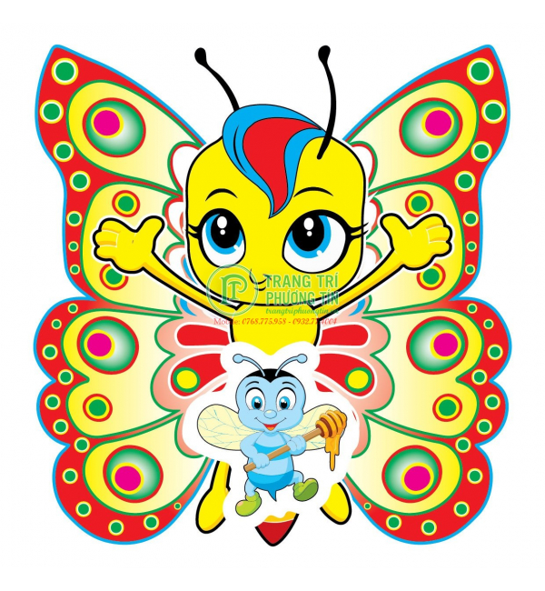 Lồng đèn trung thu bướm ong