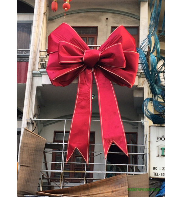 Nơ nhung đỏ loại lớn