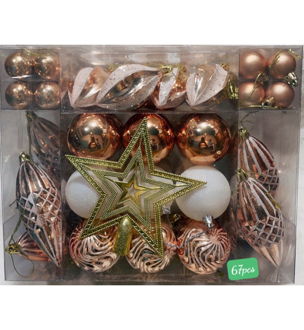 Set hộp đựng ngọc châu ngôi sao 67 cái